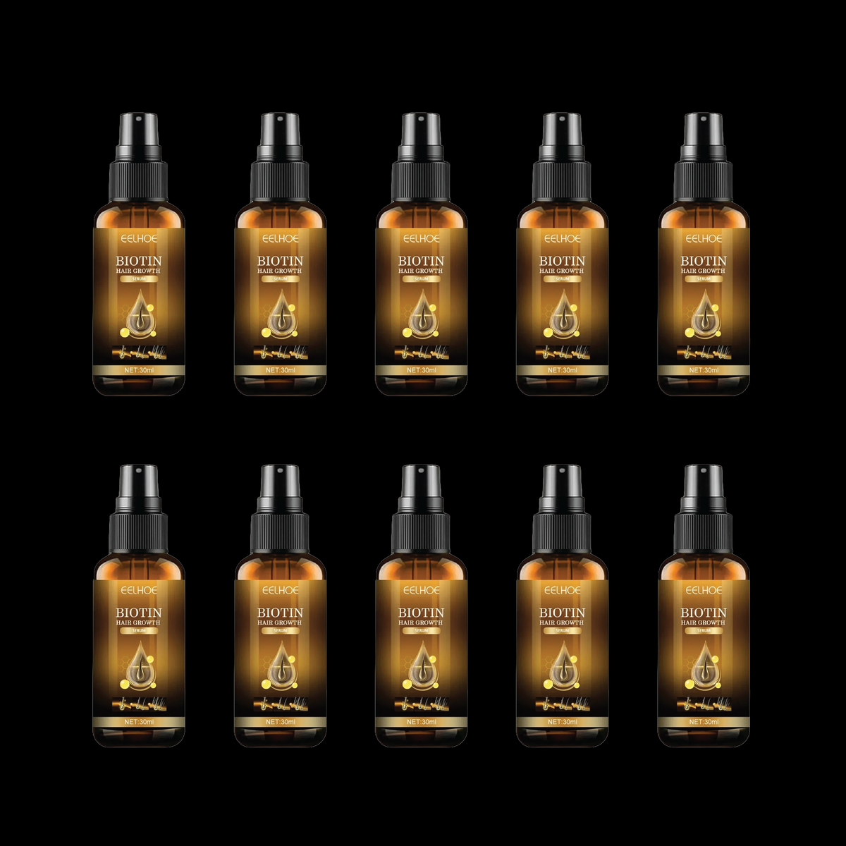 Hair Growth Biotin Spray – Prevents Baldness, Repairs Scalp & Thickens Hair
