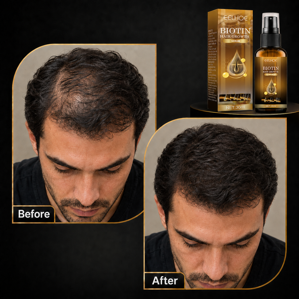 Hair Growth Biotin Spray – Prevents Baldness, Repairs Scalp & Thickens Hair