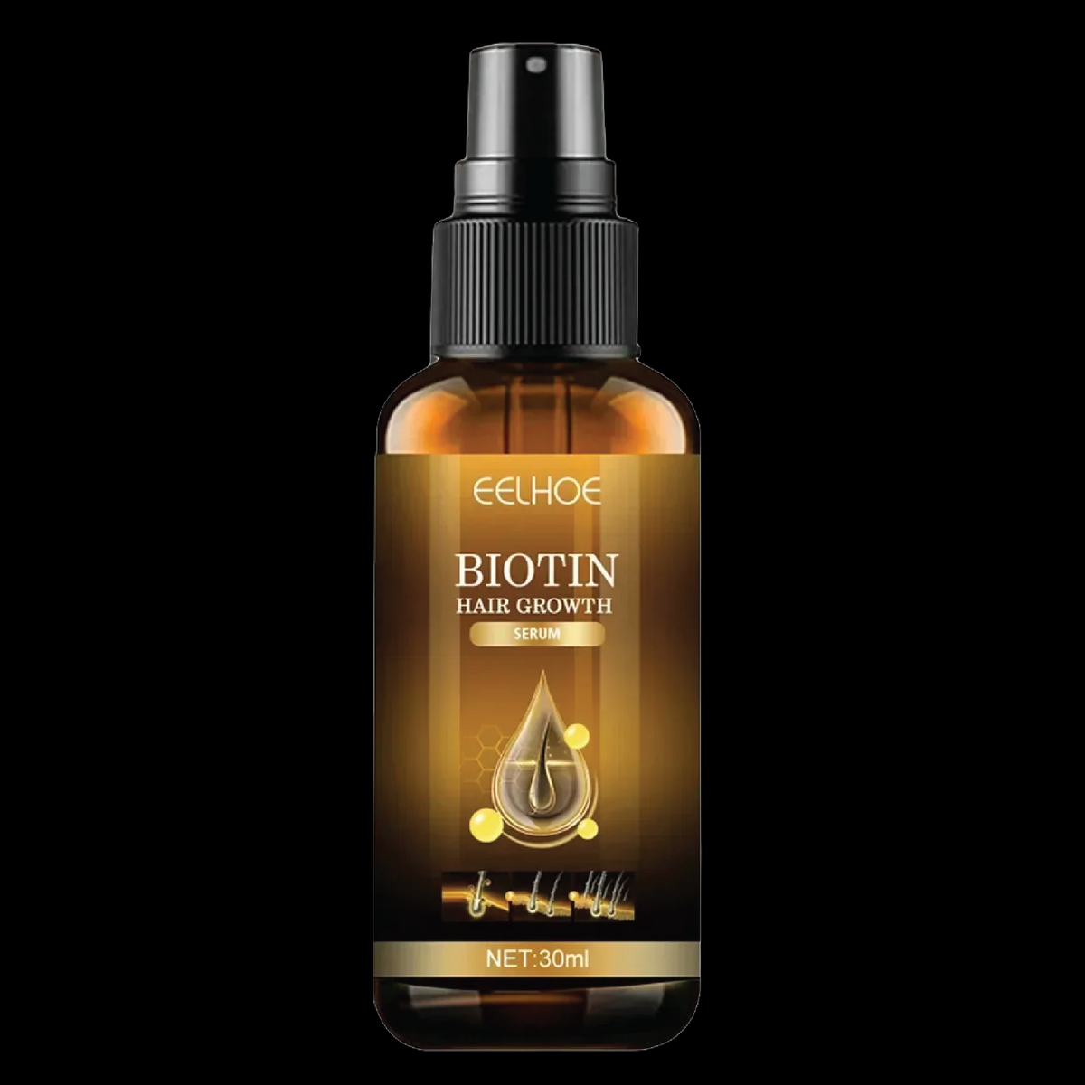 Hair Growth Biotin Spray – Prevents Baldness, Repairs Scalp & Thickens Hair