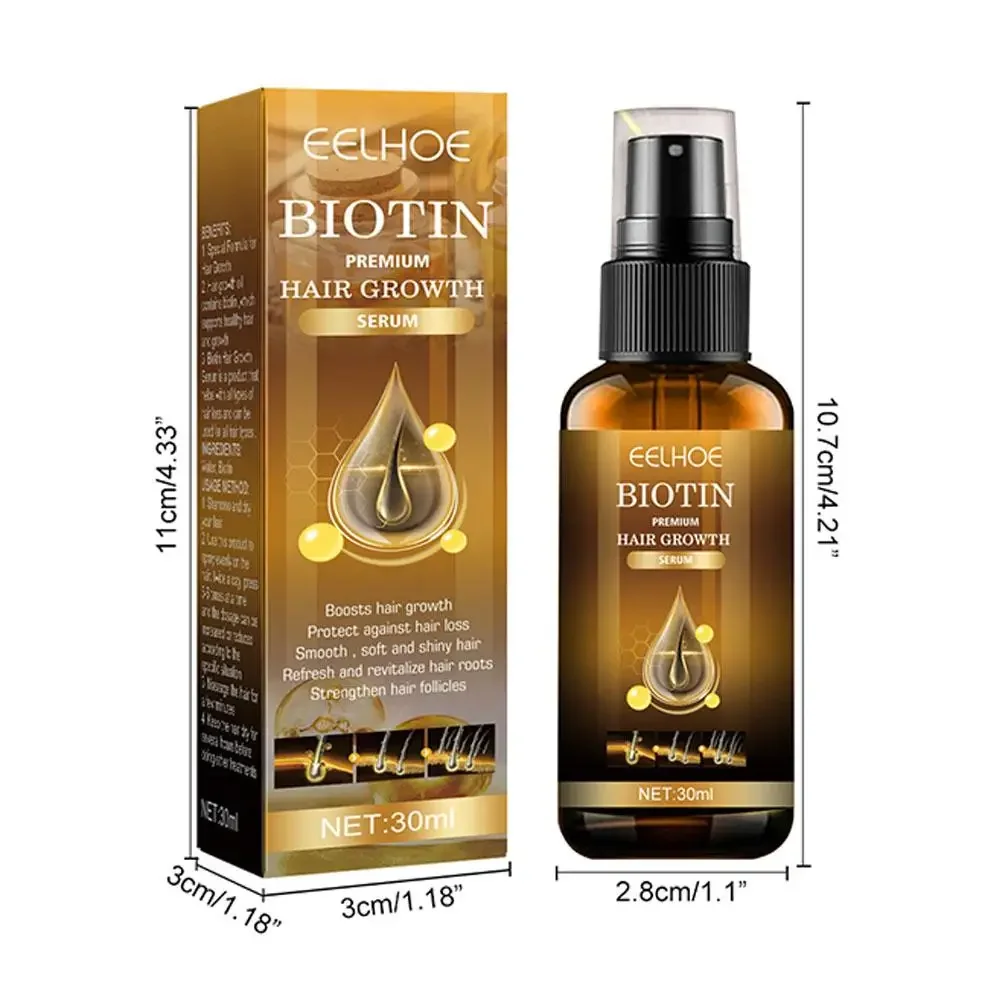 Hair Growth Biotin Spray – Prevents Baldness, Repairs Scalp & Thickens Hair